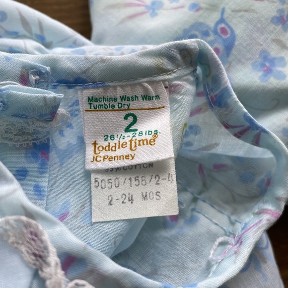 Vintage floral baby doll dress - Picture 6 of 9